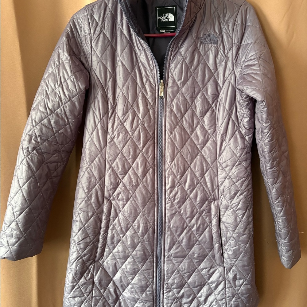 The North Face Primaloft Women’s Quilted Jacket Zipper Front Lilac/Purple Size S
